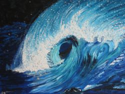 Painting: Big Wave 1